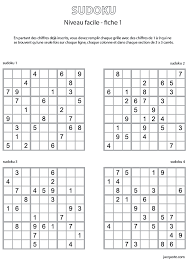 Il livello facile di sudoku è perfetto per principianti e bambini. Sudokus Faciles Jacquote Jeux En Ligne