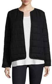 Our iconic kimono jacket, lightly quilted in a subtly textured weave. Eileen Fisher Roundneck Quilted Jacket Jackets For Women Jackets Quilted Jacket