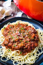 Add the ground beef and cook through while crumbling. Easy Homemade Spaghetti Meat Sauce In Only 30 Minutes