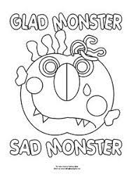 You are on page 1of 2. Glad Monster Sad Monster