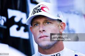 Gavin Gillette, Hank Gaskell and Evan Valiere of Hawaii watch the... News  Photo