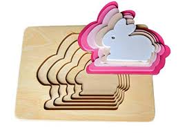 This project will allow for your class to design and create their own jigsaw puzzle! Toddler Puzzles And Toddler Toys Jigsaw Puzzles For Toddlers 3 Years Montessori Toys For Toddlers Wooden Stacking Children And Kids Toys 6 Pieces Includes 5 Layers And Wooden Box Bunny Pricepulse