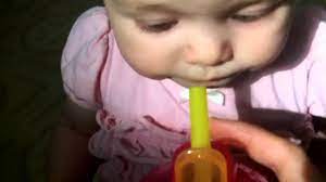 Teaching Your Baby To Use A Straw Youtube