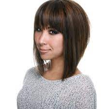 Stacked Bob With Wispy Bangs Stacked Haircuts Short Stacked Bob Hairstyles Stacked Hairstyles