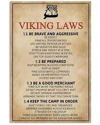 Viking Laws Writing The More You Know Dad Humor