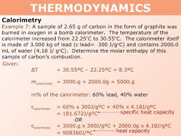 C is specific heat capacity. Tang 01 Heat Capacity And Calorimetry
