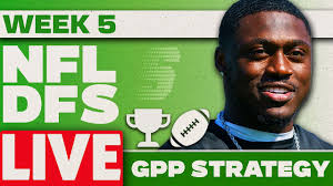 NFL DFS Tournament Strategy Week 5 Picks
