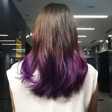 Purple Ombre Hair Style With The Base Of Light Brown Purple Brown Hair Purple Ombre Hair Light Hair