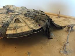 Starwars #squadrons #diorama in anticipation for the release of star wars squadrons, i've decided to build a diorama featuring. Fully Operational Fandom Kelly Krider S Stunning Millennium Falcon On Jakku Diorama Starwars Com