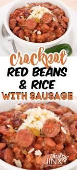 Crockpot Red Beans And Rice In 2020 Slow Cooker Red Beans Crockpot Recipes Slow Cooker Crockpot Rice Recipes