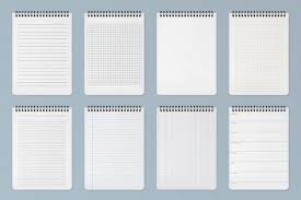 Otra manera decorativa es crear cuadernos con stickers para niñas, los stickers pueden ser hechos desde aplicaciones sencillas de diseño gráfico, estos pueden ser. Vectores Gratuitos De Cuadernos 500 Imagenes En Formato Ai Eps