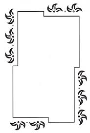 Bathroom Mirror Clipart Black And White Patroon With Images Doodle Frame Page Borders Design Dot Cards