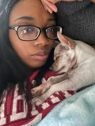 Dogs sleeping by their owner's feet