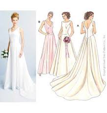K3401 Princess Line Wedding Dress Patterns Bridal Sewing Patterns Gown Pattern