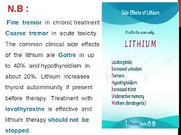 Untreated, severe, or chronic cases of lithium toxicity can be fatal. Lithium Toxicity Presented By Mera Gergis Under Supervision
