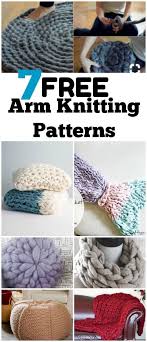 Arm knitting is the quickest way to knit chunky style scarves, blankets, etc. 7 Free Arm Knitting Tutorials Including A Chunky Knit Blanket Pouf Scarf Cat Bed Rug And More Be Chunky Knit Yarn Arm Knitting Tutorial Arm Knitting Scarf