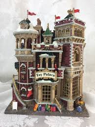 Lemax Caddington Village Toy Palace Lighted Essex Street Facade Electric Only Ebay Essex Street Lemax Facade