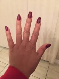 Shiny red wine acrylic nails square long darken red press on nails 24 nail tips kit easy ··· impress nails acrylic nails curved nail tips red background pink cherry blossom pattern design 2,212 red acrylic nails products are offered for sale by suppliers on alibaba.com, of which nail drill. Dark Red Coffin Nails Short Nail And Manicure Trends
