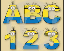 Print it using your inkjet or laser printer and have fun searching all your favorite characters and names from minions. Minions Letters Etsy