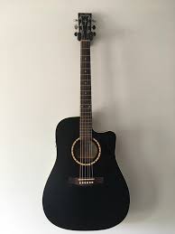 Matte Black Acoustic Electric Guitar My Favourite Pawnshop Find Simon And Patrick Songsmith Cw In Matte Black Vintage Guitars Acoustic Guitar Lovers Acoustic Guitar