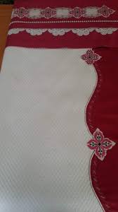 Kirmizi Kanavice Dantel Pike Takimi Kanavice Nevresim Yorgan Dikme