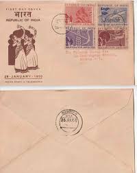 INDIA 1950 REPUBLIC OF INDIA FIRST DAY ...