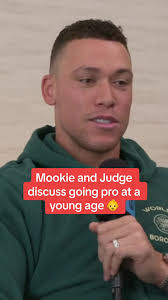 Going pro out of high school must be a wild experience 😳  #onbasewithmookiebetts #mookiebetts #aaronjudge #yankees #dodgers