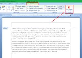 Pernahkah anda menemukan halaman kosong didalam dokumen anda? Cara Menghapus Header Dan Footer Di Ms Word 2007 Espada Blog