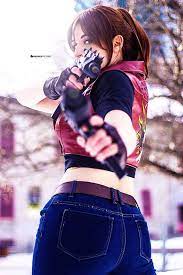Game Over Claire Redfield By Sheenah On Deviantart Resident Evil Cosplay Resident Evil Girl Boy Photography Poses