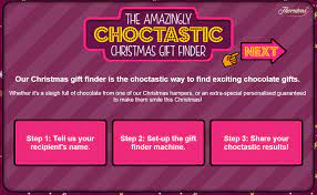 Use our gift finder and find custom stocking fillers for your friends and family! Choctastic Gift Finder With Thorntons