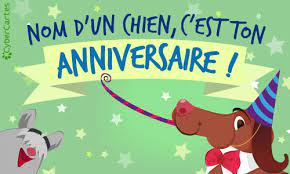 Pour participer à cette vague de bonheur, envers les membres de votre famille ou les amis chers à votre cœur qui vont prendre une année de plus au compteur,. Carte Nom D Un Chien C Est Ton Anniversaire Cybercartes Com