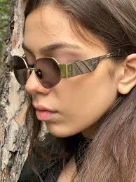 Handmade Sunglasses Cinnamon Lenses Oxidized Sterling Silver Eyewear UV  Protection Unique Unisex Sunglasses