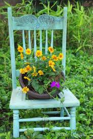 12 Incredibly Creative Chair Planter Ideas To Make Your Exterior Stand Out Chair Planter Garden Chairs Easy Garden
