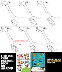 The instruction on how to draw a man for kids is over. How To Draw A Hand Holding A Hammer Easy Step By Step Drawing Tutorial How To Draw Step By Step Drawing Tutorials