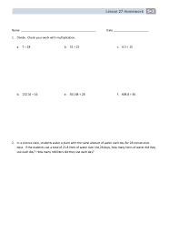 5•lesson 3 answer key 5 module 5: Fifth Grade Module 2 Homework
