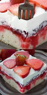 Meilleur Gateau Poke Aux Fraises Repas Sucres Et Sales Pastel De Limon Receta Tortas Postres Sin Hornear