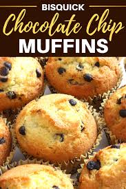 Bisquick Chocolate Chip Muffins Bisquick Chocolate Chip Muffins Recipe Recipe In 2020 Chocolate Chip Muffin Recipe Bisquick Chocolate Chip Muffins Chocolate Chip Muffins