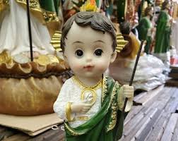 San Judas Statue NEW Saint Jude Religious Figurine Catholic for Kids Babies  San Judas Tadeo