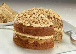 Oh It S Nationalpeanutbutterday It S Got To Be This Beautiful Peanut Butter Banoffee Cake Made With Our Terrific Peanut Butter Recipes Banoffee Cake Baking