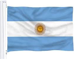 Hay múltiples interpretaciones sobre las razones de esos colores. Amazon Com Dflive Bandera Argentina De Poliester Con Ojales De Laton Jardin Y Exteriores