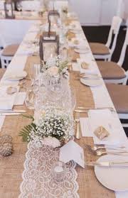 Trendy Wedding Table Settings Long Rustic Ideas Table Runners Wedding Burlap Wedding Table Burlap Wedding Decorations