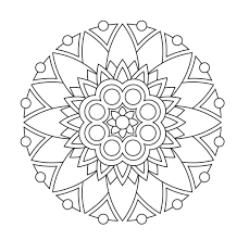 Flower Mandala For Kids Novocom Top And they turned out lovely!
