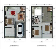 Denah Rumah Minimalis Type 36 2 Lantai Terbaru Denah Rumah Rumah Minimalis Denah Lantai Rumah