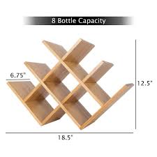 Varela 8 Bottle Tabletop Wine Bottle Rack Wine Rack Design Diy Wine Rack Wine Bottle Rack