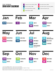 Tony Robbins Event Calendar Events Calendar Design Event Calendar Event Schedule Design