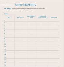 10 Home Inventory Templates Free Printable Excel Word Pdf Formats Home Inventory Templates Printable Free Inventory Printable
