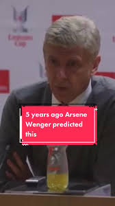 Arsene Wenger's Prediction