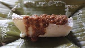 Sediakan kertas balutan dan letakkan daun pisang menegak dari kertas, lalu sukat nasi dengan cawan dan letak di atas daun pisang. Masakan Khas Banjar Pundut Nasi Lemak Saos Kacang Cabai Begini Resep Dan Cara Membuatnya Banjarmasin Post