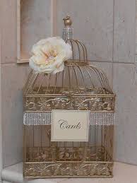 Bird Cage For Wedding Cards Birdcage Wedding Card Holder Champagne Gold By Thosedays On Etsy Wedding Card Holder Wedding Birdcage Gold Card Box Wedding