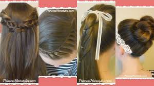 Write which option you liked the most. 4 Cute Hairstyles For School Quick And Heatless Part 4 Hairstyles For Girls Princess Hairstyles